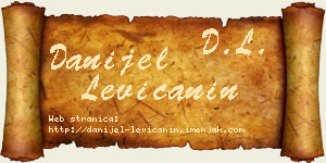 Danijel Levičanin vizit kartica